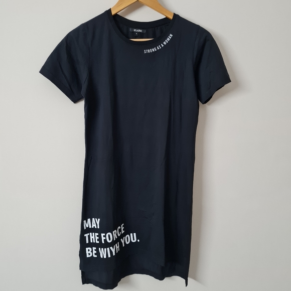 Size-M, Knitted LBD 'may the force be wiyh you' - Picture 2 of 6